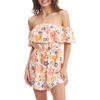 Roxy Women's Another Day Printed Romper WBK6-Snow White Floral
