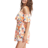 Roxy Women's Another Day Printed Romper WBK6-Snow White Floral Alt View Side