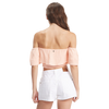 Roxy Women's Seaside Heaven Tank MEG0-Peach Bud Alt View Rear