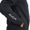 RVCA Men's Yogger Jacket Black Alt View Model Sleeve