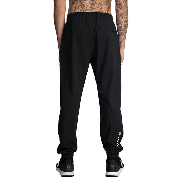 Yogger Pant II, RVCA Yogger Pant II Black Alt View Model Back