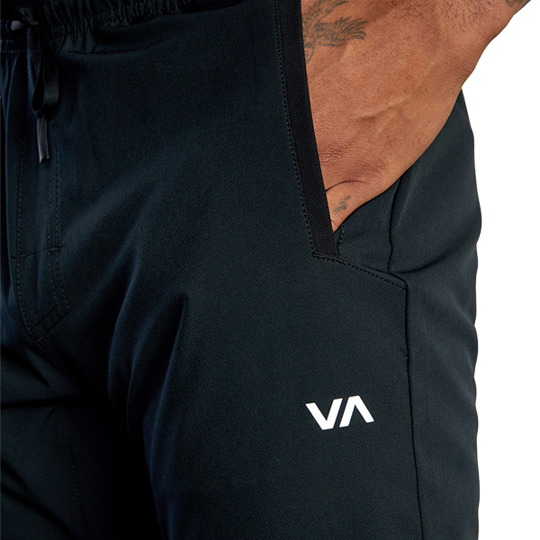 Yogger Pant II, RVCA Yogger Pant II Black Alt View Model Pocket