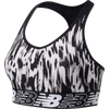 New Balance Women's Pace Bra Printed 3.0 WK-White/Black