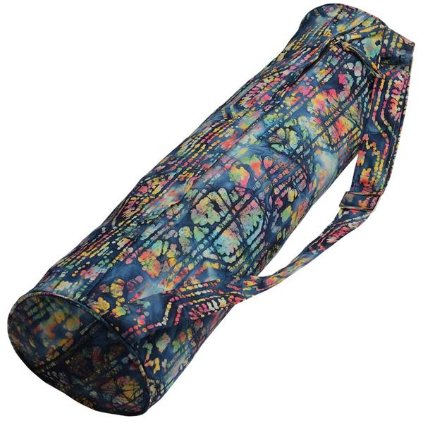 Hugger Mugger Batik Yoga Mat Bag - Blue