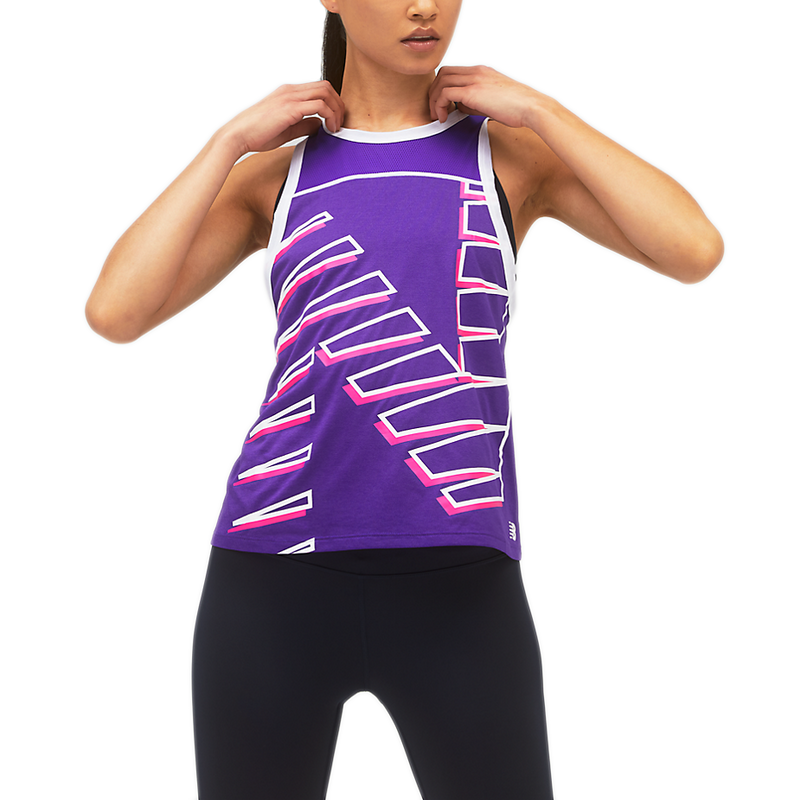 Women's Printed Fast Flight Tank, Featured Image