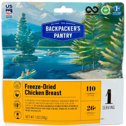 Freeze-Dried Cooked Chicken (1 Serving)