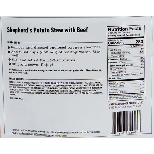 Shepherd's Potato Stew w/ Beef (2 Servings) alternate view
