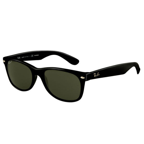 New Wayfarer - Matte Black/Green, Ray Ban New Wayfarer - Matte Black/Green