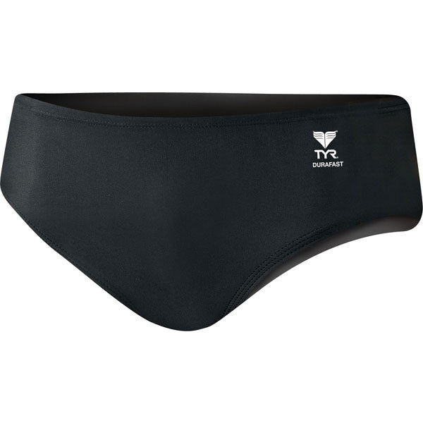 TYR Men's Durafast Elite Solid Racer - Black