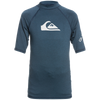 Quiksilver Youth All Time Short Sleeve BYJH-Navy Blazer Hthr front
