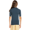 Quiksilver Youth All Time Short Sleeve BYJH-Navy Blazer Hthr back