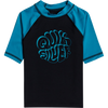 Quiksilver Boys' Bubble Trouble Short Sleeve UPF Rashguard KVJ0-Black