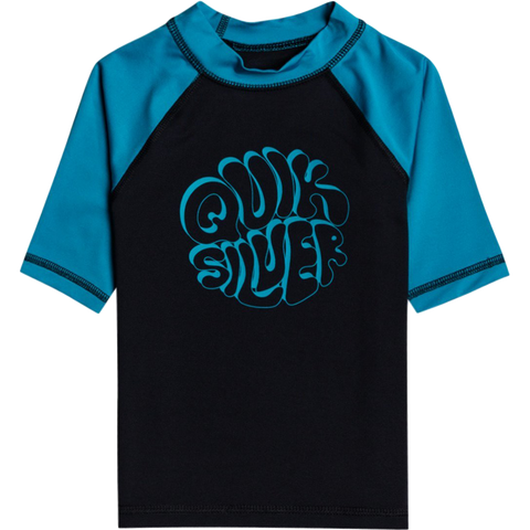 Boys' Bubble Trouble Short Sleeve UPF Rashguard