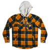 Quicksilver Men's Super Swell Hooded Fleece Zip-Up Jacket CNR6-Buck Brown