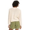 Roxy Women's Paper Hearts Sweater TEH0-Tapioca rear