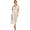 Roxy Women's Joyful Noise Dress TFM3-Ivory Cream