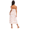 Roxy Women's Land of Life Dress CJJ6-Toast Palm Tree Dream Alt View Rear