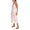 Roxy Women's Land of Life Dress CJJ6-Toast Palm Tree Dream Alt View Side