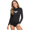 Roxy Women's Whole Hearted Long Sleeve UPF 50 Rashguard KVJ0-Anthracite