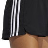 Adidas Women's Pacer 3S Woven Short Black/White Alt View Rear