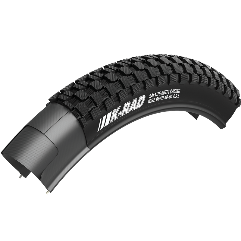 K-Rad Tire Black Steel 24 x 1.95, Featured Image