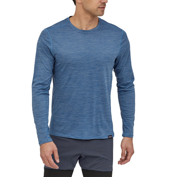Men's Capilene Cool Light Weight Long Sleeve, Patagonia Men's Capilene Cool Light Weight Long Sleeve SUPX-Spr Blu/XDye