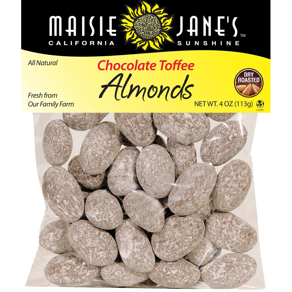 Chocolate Toffee Almonds - 4 oz alternate view