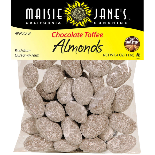 Maisie Janes Chocolate Toffee Almonds - 4 oz