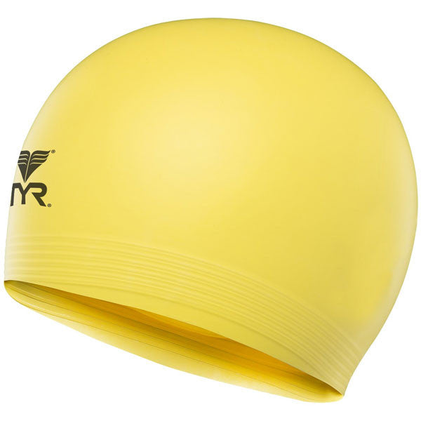 Latex Swim Cap - Flourescent Yellow alternate view