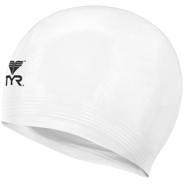 Latex Swim Cap - White alternate view