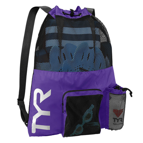 Big Mesh Mummy Backpack - Purple