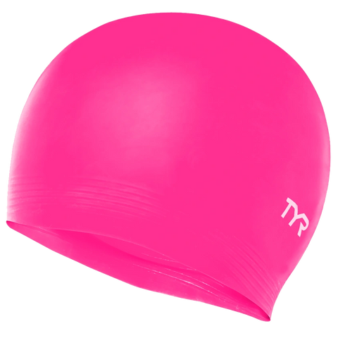 Latex Swim Cap Fluorescent Pink