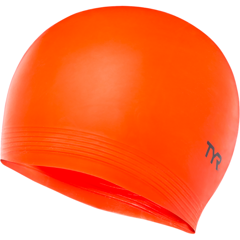 Latex Swim Cap - Flourescent Orange, Featured Image