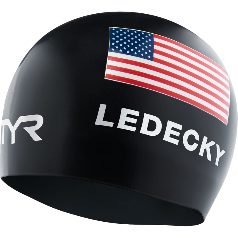 Katie Ledecky USA Silicone Swim Cap, Featured Image