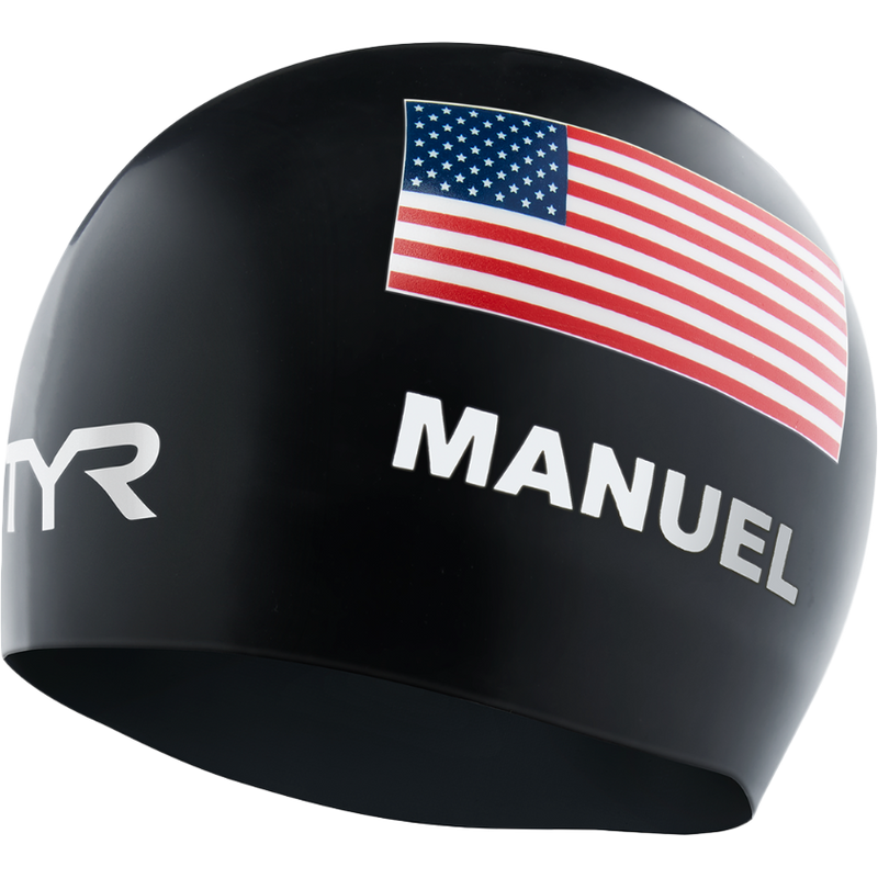 Simone Manuel USA Silicone Swim Cap, Featured Image