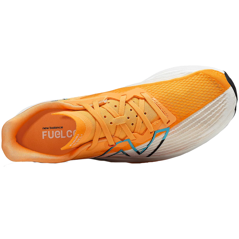 Men's FuelCell Rebel v2, New Balance Men's FuelCell Rebel v2 LG2-White/Habanero