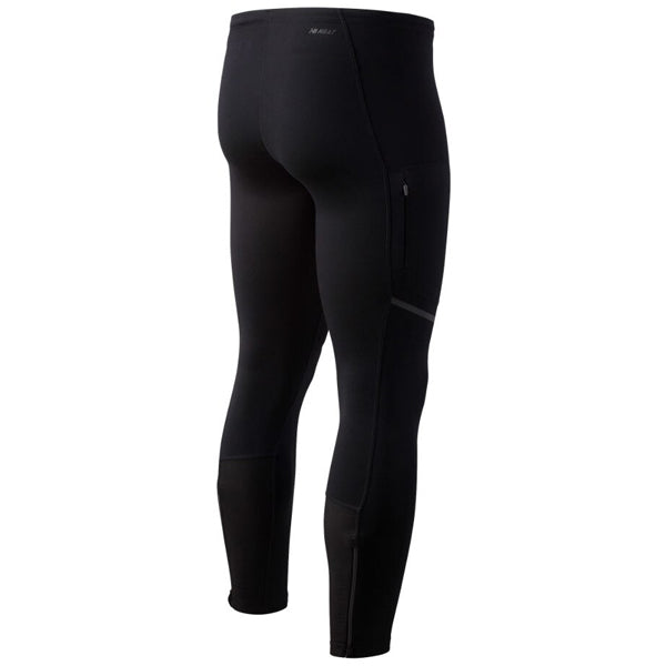 Men's Q Speed Run Heat Tight, New Balance Men's Q Speed Run Heat Tight BK-Black