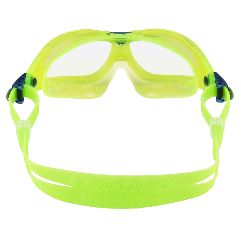Seal Kid 2 - Clear Bright Green, Aqua Sphere Seal Kid 2 goggles back.