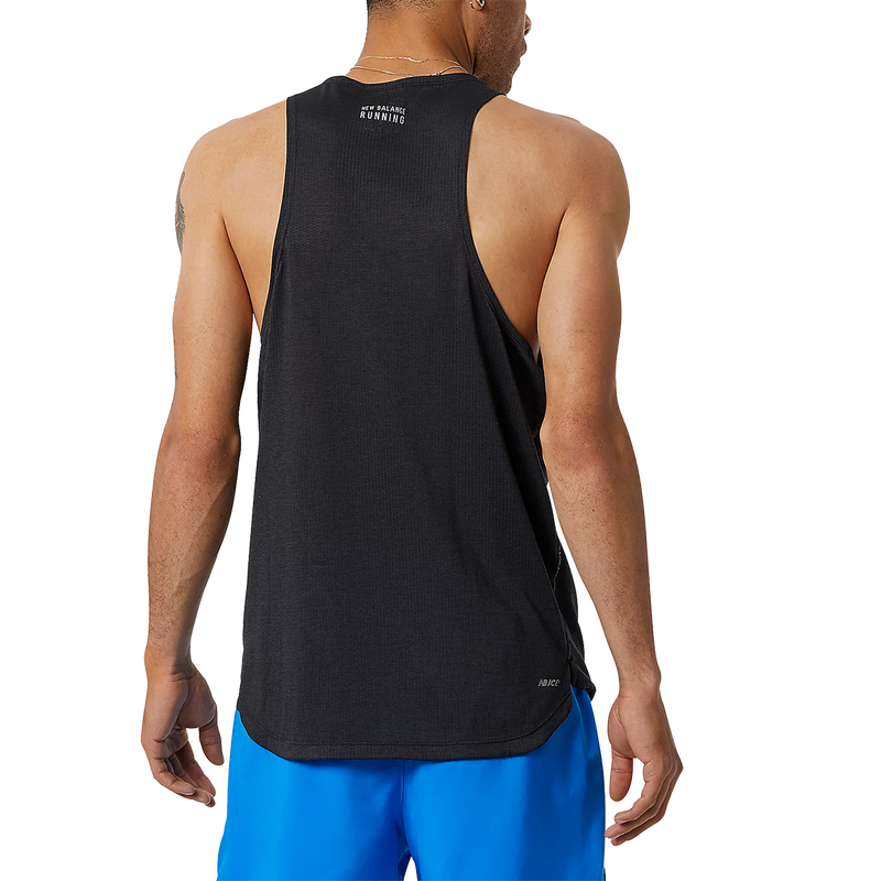 Men's Impact Run Singlet, New Balance Men's Impact Run Singlet 001-Black