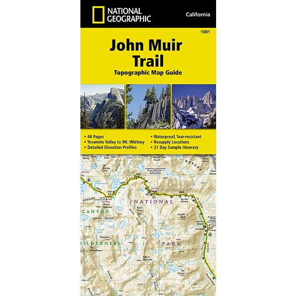 John Muir Trail Topographic Map, Featured Image