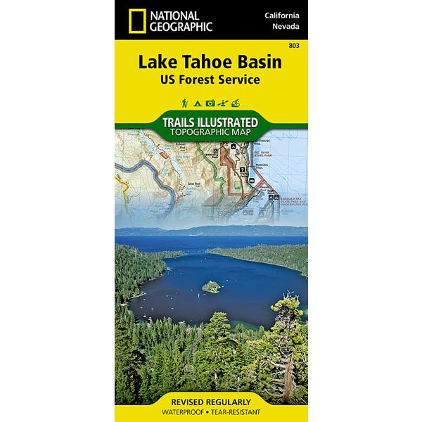 Tahoe Map Pack Bundle, National Geographic Maps Tahoe Map Pack Bundle