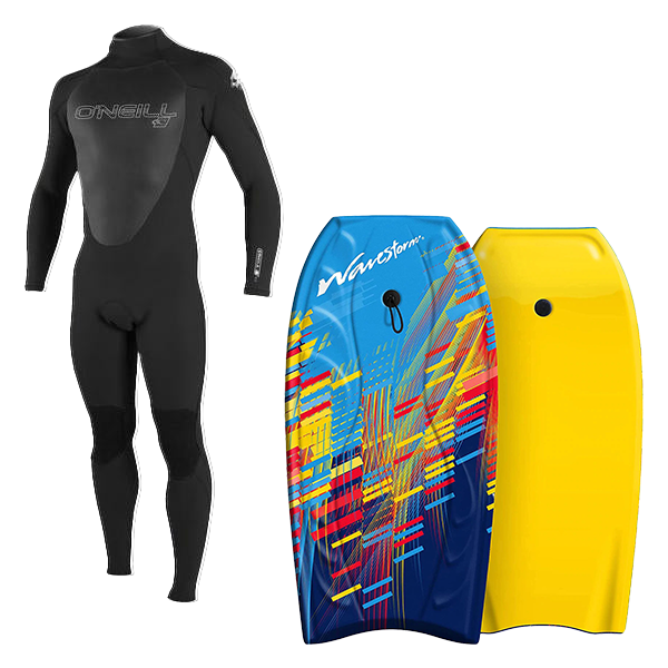 Youth Wetsuit & Bodyboard Package alternate view