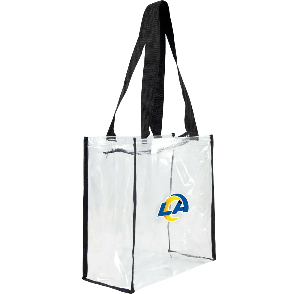 Rams Clear Square Stadium Tote alternate view