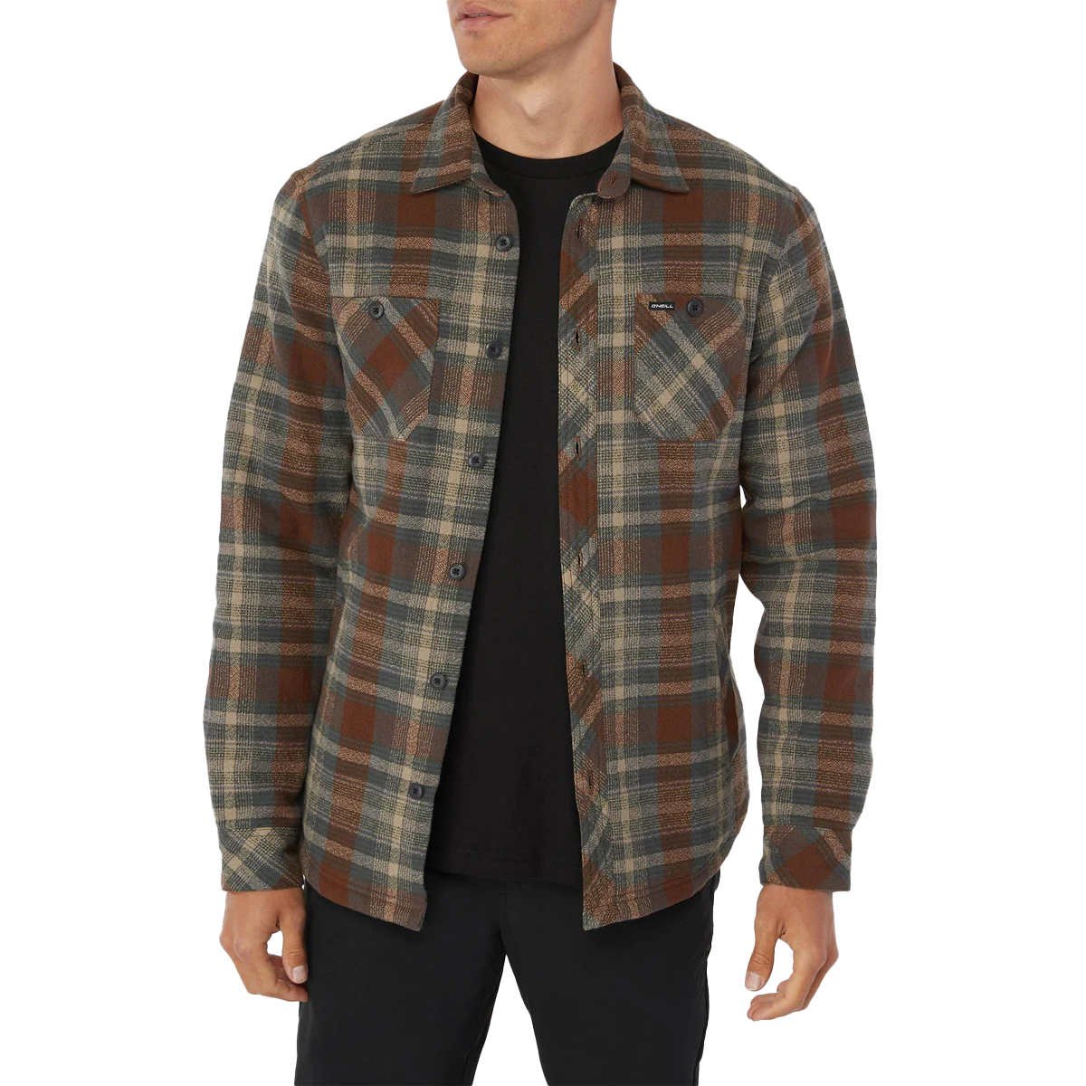 Walnut creek mens fleece lined plaid flannel online jacket