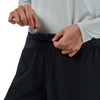 On Women's Running Short Glacier/Black