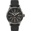 Timex Corporation Expedition Scout Black Leather