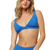 O'Neill Women's Saltwater Solids Banded Top BLU-Strong Blue