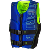 O'Brien Watersports Youth Flex V-Back Vest Life Jacket Blue/Lime