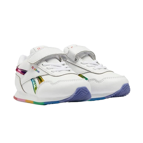 Baby Royal Classic Jogger 3.0 1V, Reebok Baby Royal Classic Jogger 3.0 1V Ftwr White/True Pink Alt View Pair