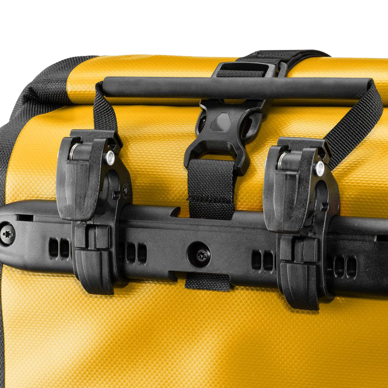 Sport-Roller Classic - Sun Yellow/Black, Ortlieb Sport-Roller Classic pannier handle.